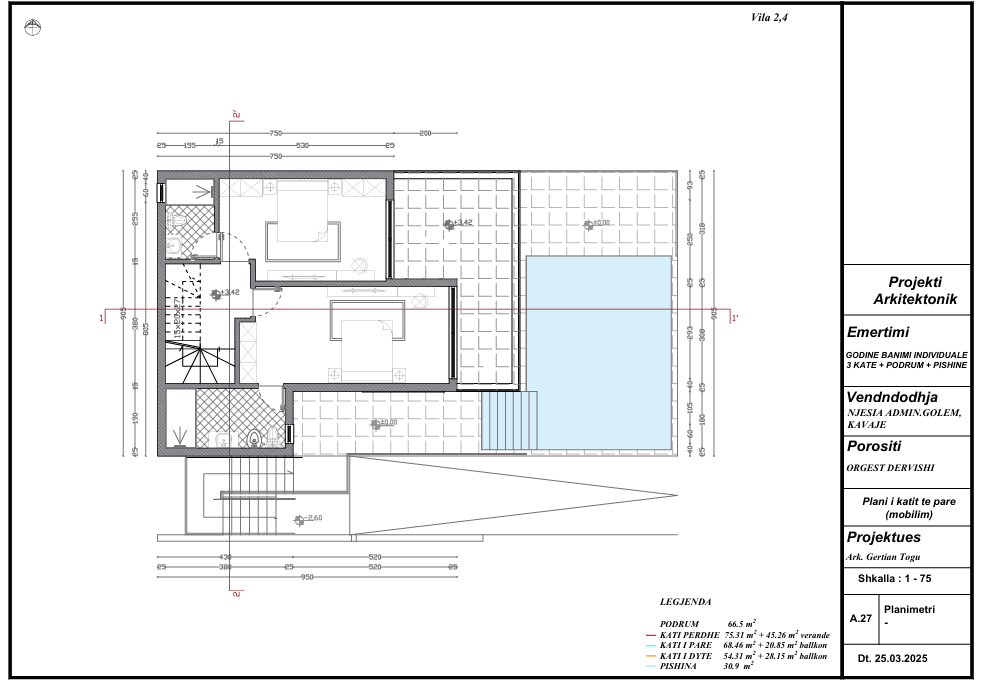 Willa Na Sprzedaż Z Basenem W Golem Albania